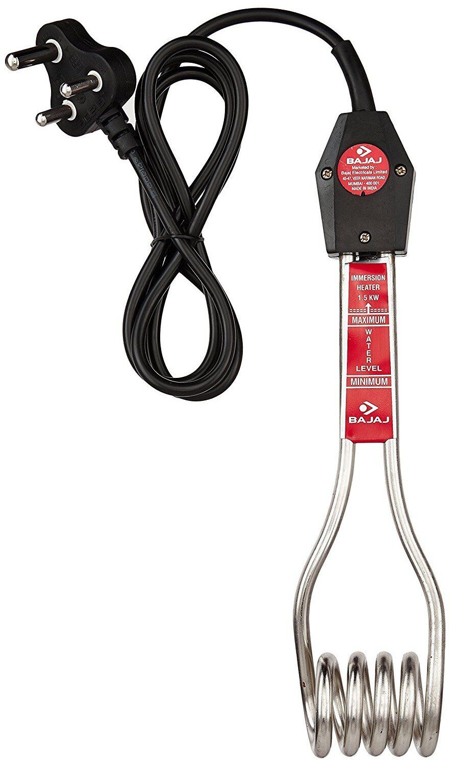 Bajaj Immersion Water Heater Rod (1500-Watt) Sri Vadiraja